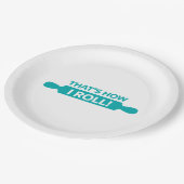 Dat is hoe ik moet rollen papieren bordje (Gekanteld)