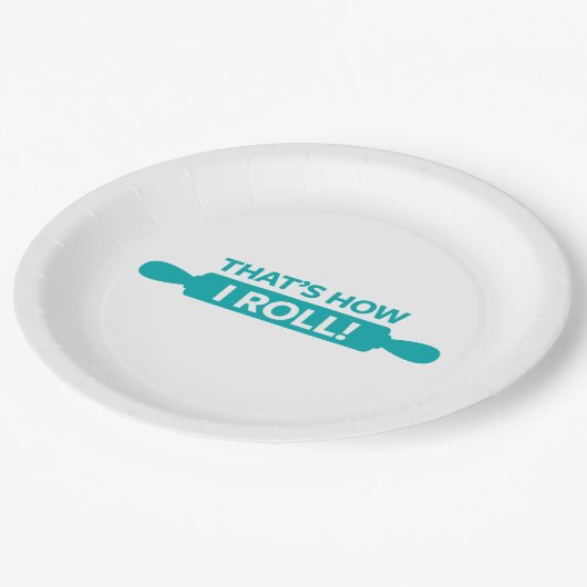 Dat is hoe ik moet rollen papieren bordje (Gekanteld)