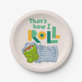 Dat is hoe ik moet rollen. papieren bordje (Voorkant)