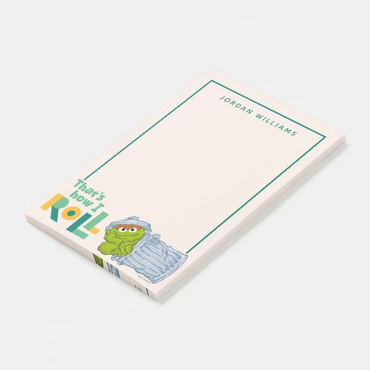 Dat is hoe ik moet rollen. post-it® notes (Schuin)