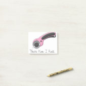 Dat is hoe ik moet rollen post-it® notes (Op bureau)