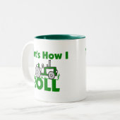 Dat is hoe ik moet rollen tweekleurige koffiemok (Voorkant links)