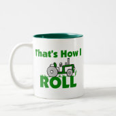 Dat is hoe ik moet rollen tweekleurige koffiemok (Links)