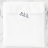 Dat is hoe ik rol ronde sticker (Tas)