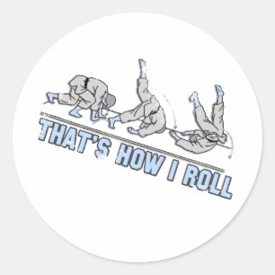 Dat is hoe ik rol ronde sticker