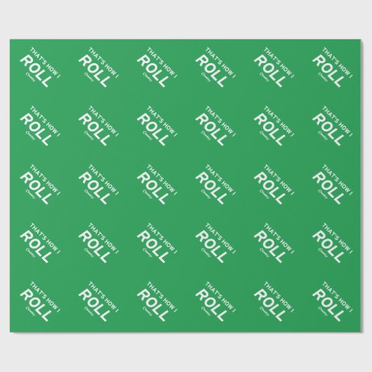 Dat is hoe ik rolt cadeaupapier (Vlak)