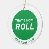 Dat is hoe ik rolt keramisch ornament (Links)