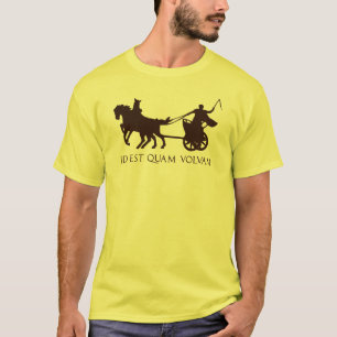 Dat is hoe ik rolt (Latijn met Romeins Chariot) T-shirt