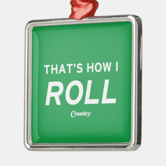 Dat is hoe ik rolt metalen ornament (Links)