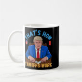 Dat is hoe tarieven werken Grappige Trump tarief m Koffiemok (Links)