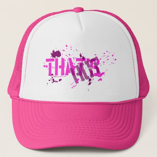 Dat is Hot Pink Truckers Pet, Mazen Pet (Voorkant)