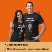 Dat is Humerus Funny Halloween Skeleton Bone Pun T-shirt
