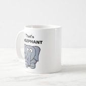Dat is IrrELEPHANT Koffiemok (Voorkant links)