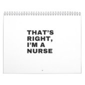 DAT IS JUIST DAT IK EEN VERPLEEGKUNDIGE BEN KALENDER (Hoes)