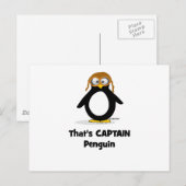 Dat is kapitein Penguin Briefkaart (Voorkant / Achterkant)