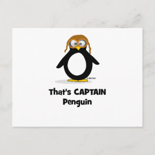 Dat is kapitein Penguin Briefkaart
