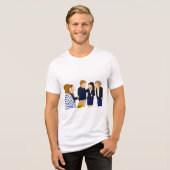 "Dat is leuk Alan"  Tri-Blend Shirt (Voorkant volledig)
