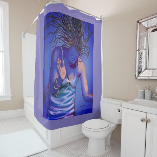 Dat is licht - het Gordijn van de douche (In situ)