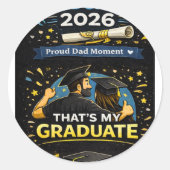 Dat is mijn afgestudeerde ronde sticker (Voorkant)
