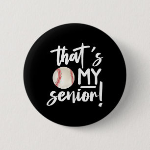 Dat is mijn Baseball Senior Mom 2025 Softball Seni Ronde Button 5,7 Cm