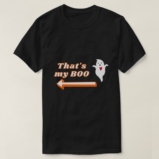 Dat is mijn Boo Halloween Couple T-Shirt (Design voorkant)