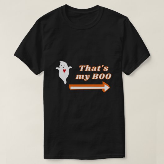 Dat is mijn Boo Halloween Couple T-Shirt (Design voorkant)