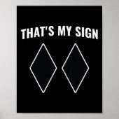 Dat is mijn bord Snowboarden Snow Mountain Skier S Poster (Voorkant)