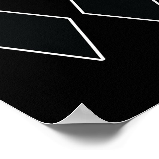 Dat is mijn bord Snowboarden Snow Mountain Skier S Poster (Hoek)