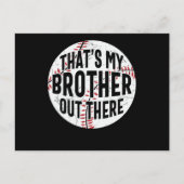 Dat is mijn broer daar. | honkbalbroer briefkaart (Voorkant)