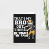 Dat is mijn broer daar, Yellow Football Brother Si Kaart (Voorkant)