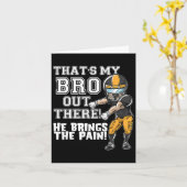 Dat is mijn broer daar, Yellow Football Brother Si Kaart (Gele Bloem)