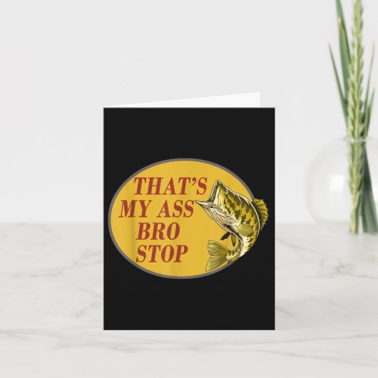 Dat is mijn broertje Stop Funny Gevist Kaart (Voorkant)