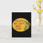 Dat is mijn broertje Stop Funny Gevist Kaart (Gele Bloem)