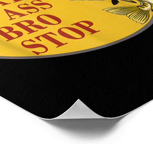 Dat is mijn broertje Stop Funny Gevist Poster (Hoek)