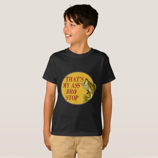 Dat is mijn broertje Stop Funny Gevist T-shirt (Voorkant volledig)