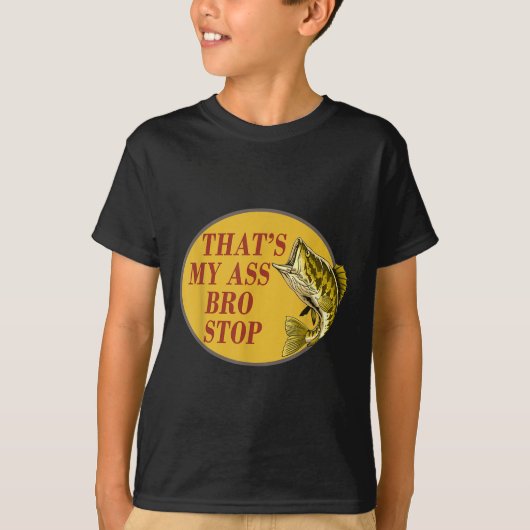 Dat is mijn broertje Stop Funny Gevist T-shirt (Voorkant)