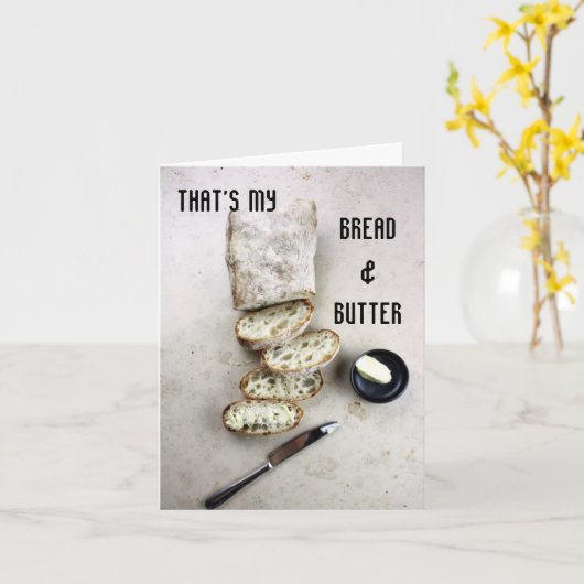 Dat is mijn brood en boter kaart (Gele Bloem)