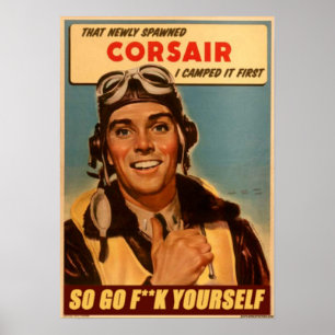 Dat is mijn corsair. poster
