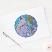 Dat is mijn F-coin aansteker Ronde Sticker (Envelop)