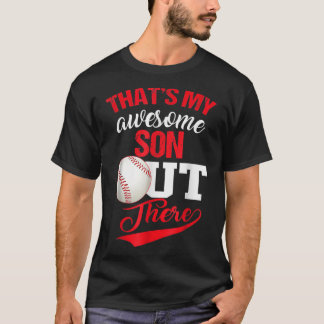 Dat is mijn Geweldige zoon daar waar honkbalovers  T-shirt