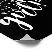 Dat is mijn Girl Proud Volleyball Mam Volleyball M Poster (Hoek)