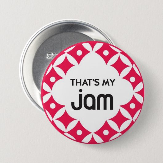 Dat is mijn jam - Button (Voorkant /achterkant)