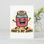 Dat is mijn jam! kaart (Staand voorkant)