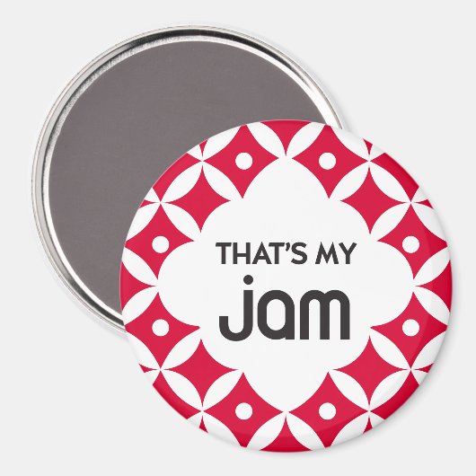 Dat is mijn jam - magneet (Voorkant / Achterkant)