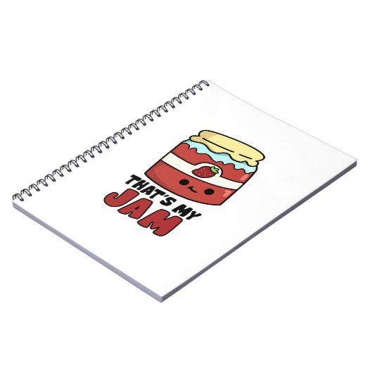 Dat is mijn jam Moppertje jam pot Notitieboek (Linkerzijde)