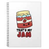 Dat is mijn jam Moppertje jam pot Notitieboek (Voorkant)
