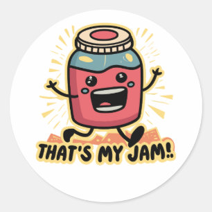 Dat is mijn jam! ronde sticker