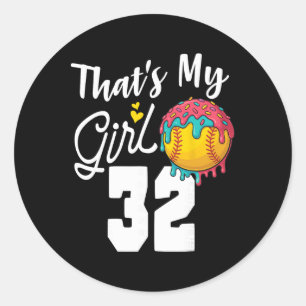 Dat is mijn jongen Softll 32 Number mama papa numm Ronde Sticker