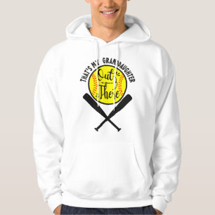 Dat is mijn kleindochter daar Softbal oma Hoodie
