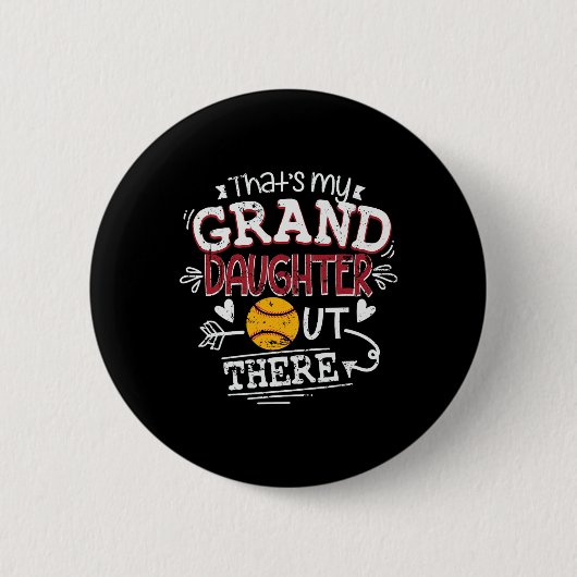 Dat is mijn kleindochter daarbuiten Softll oma F Ronde Button 5,7 Cm (Voorkant)
